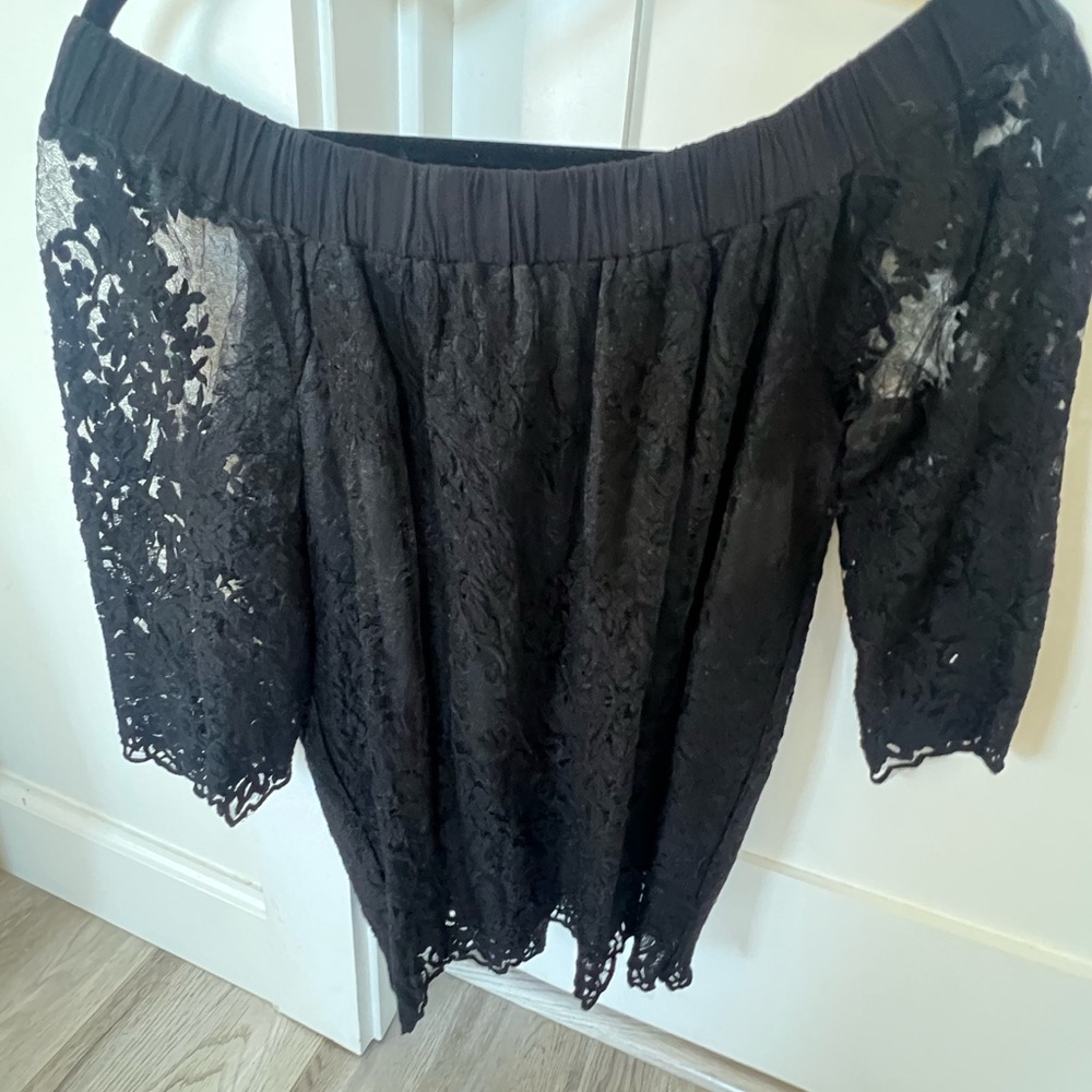 Lace Off-the-Shoulder Top